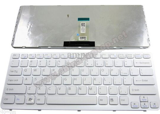 Ban-Phim-Laptop-Sony-Vaio-Sve14-Mau-Trang